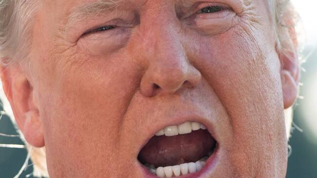 US President Donald Trump speaks to the media prior to departing from the South Lawn of the White House in Washington, DC, July 30, 2019, as he travels to the 400th anniversary of Jamestown. (Photo by SAUL LOEB / AFP) (Photo by SAUL LOEB/AFP via Getty Images)