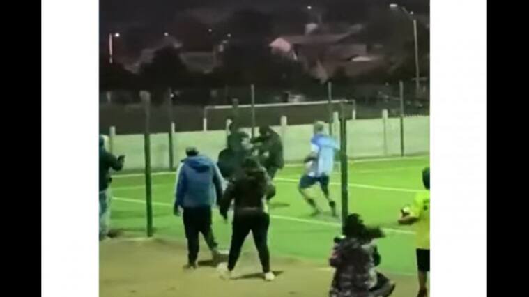 Árbitro es agredido por jugadores en partido de fútbol amateur en Monte Patria