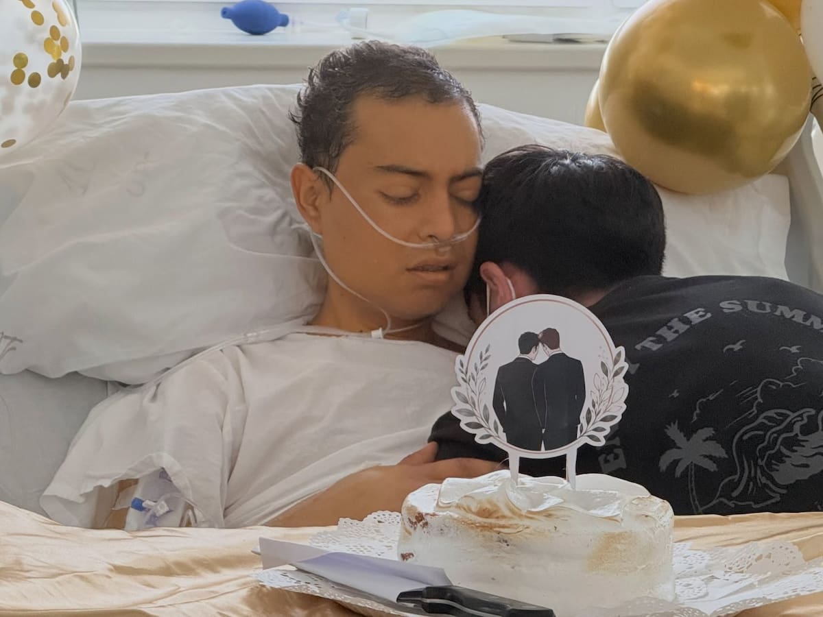 La historia de amor que emociona en Chile: pareja se casó en hospital en medio de delicado estado de salud