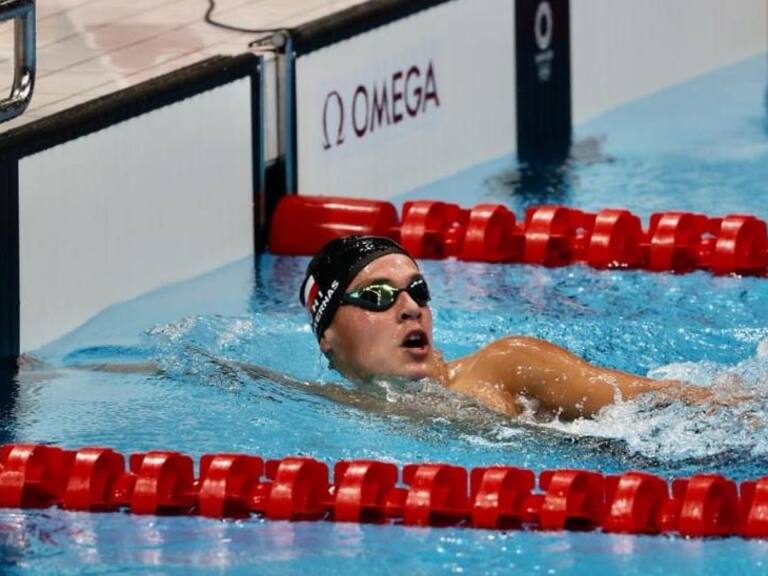 Eduardo Cisternas batió el récord de Chile en los 400 metros libres de la natación en Tokio