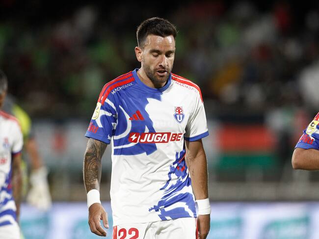 13 DE FEBRERO DE 2026, SANTIAGO
Matías Zaldivia se retira del campo de juego Durante el partido, válido por la tercera fecha de la Liga de Primera 2026, entre Palestino y Universidad de Chile, disputado en el estadio municipal de La Cisterna
FOTO:ERNESTO GUEVARA/AGENCIA UNO