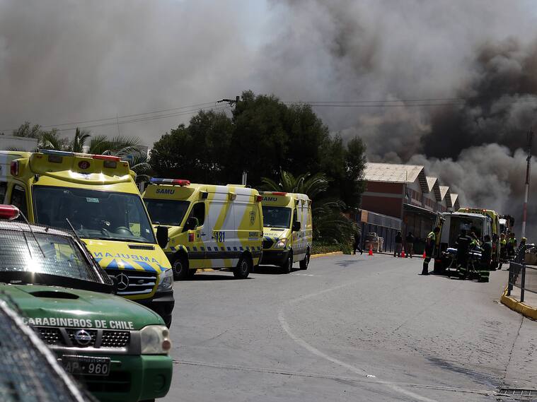 Incendio en bodega Pudahuel