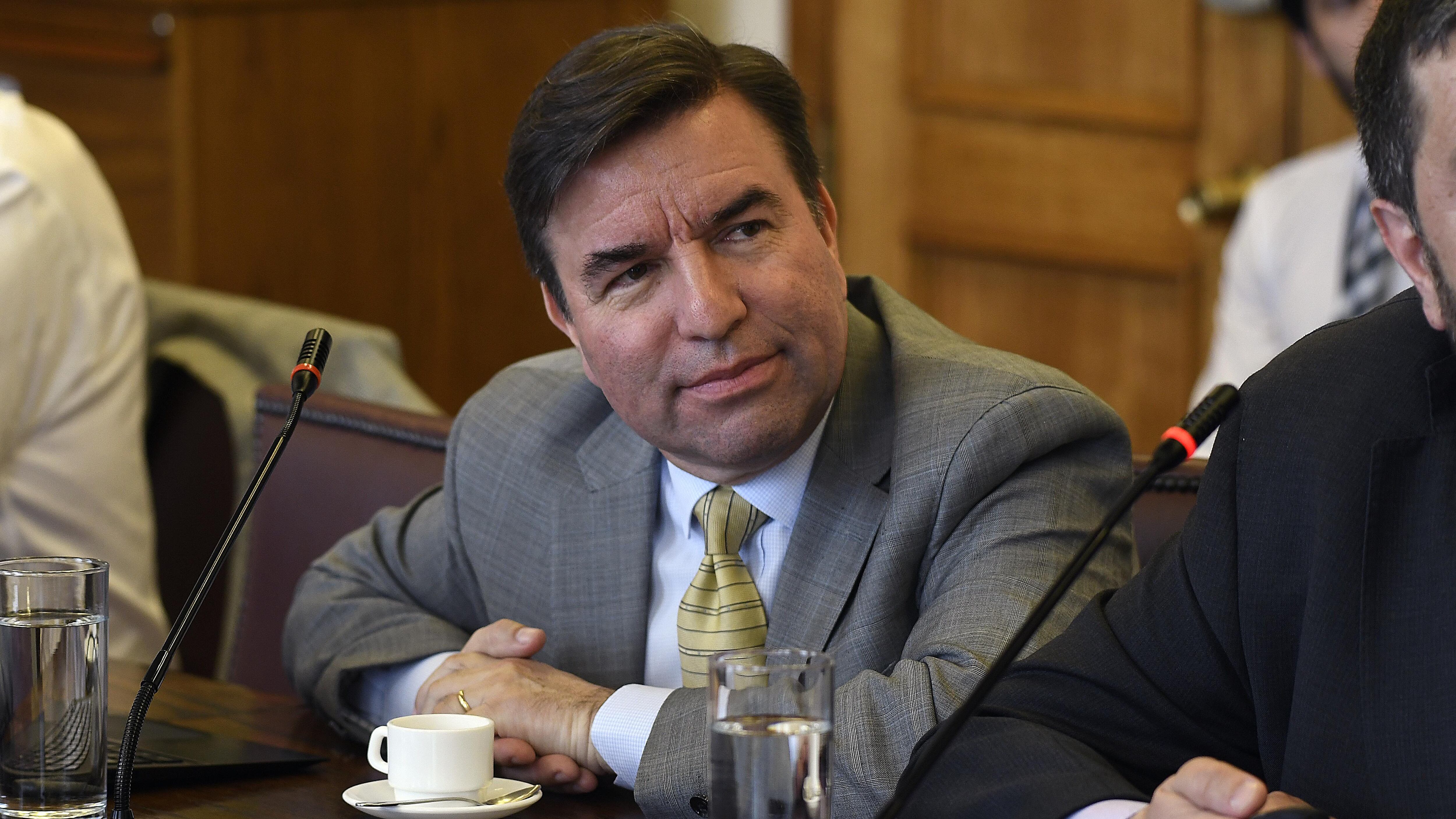 23 de Octubre de 2018/VALPARAISO Ex tesorero, Hernán Frigolett en la comisión de hacienda en la camara de diputados .
FOTO:PABLO OVALLE ISASMENDI /AGENCIAUNO
