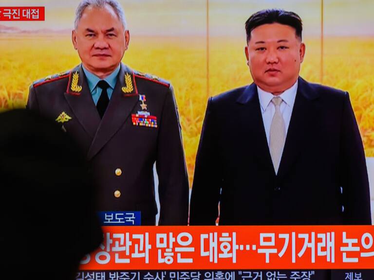Canal en Corea del Sur muestra visita de ministro de Rusia a Kim Jong Un