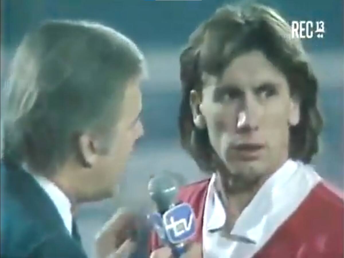 La historia cuando Ricardo Gareca “vistió” la camiseta de la selección chilena