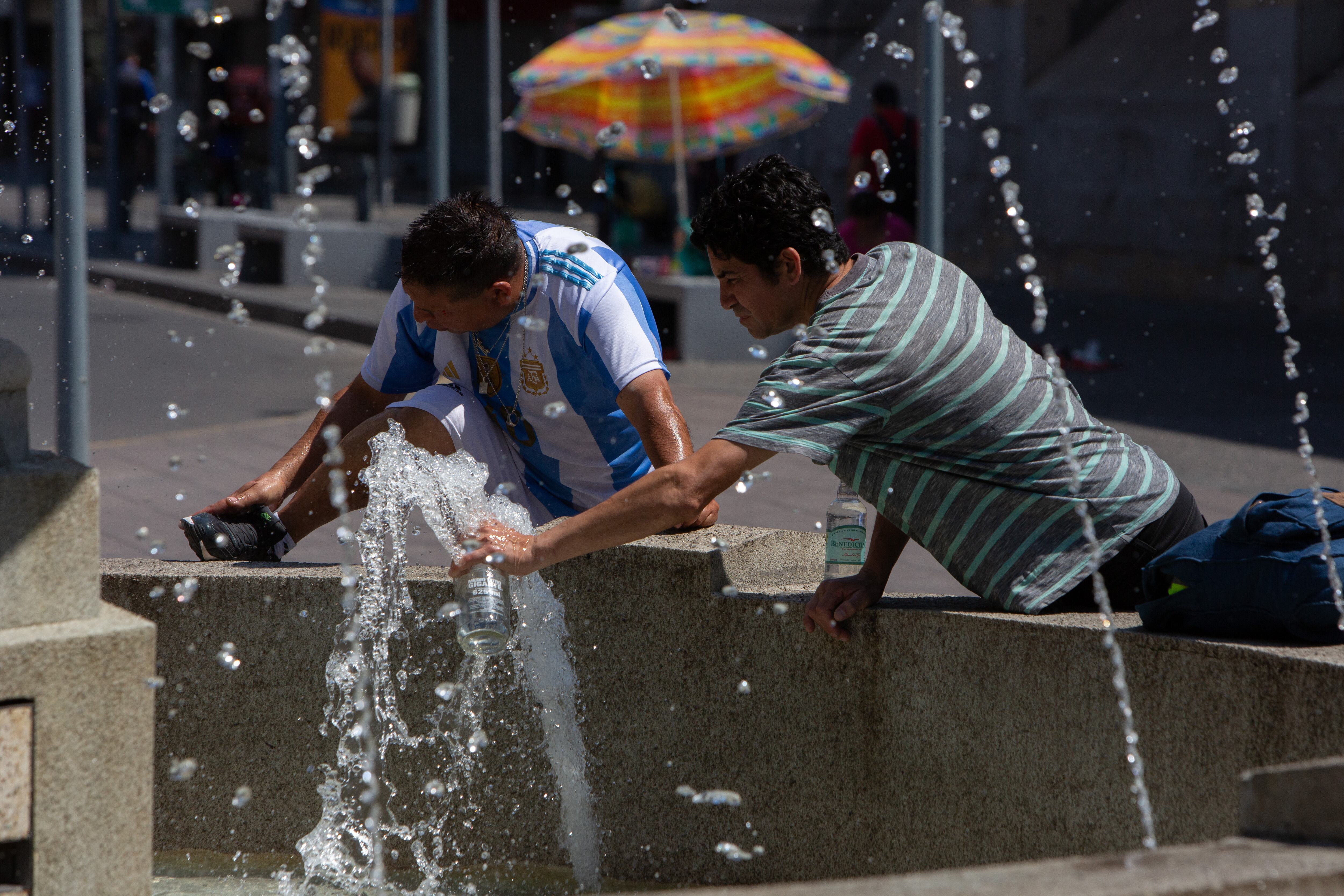 Ola de calor en Santiago