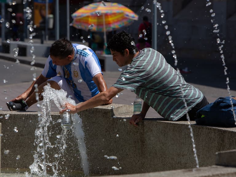 Ola de calor en Santiago