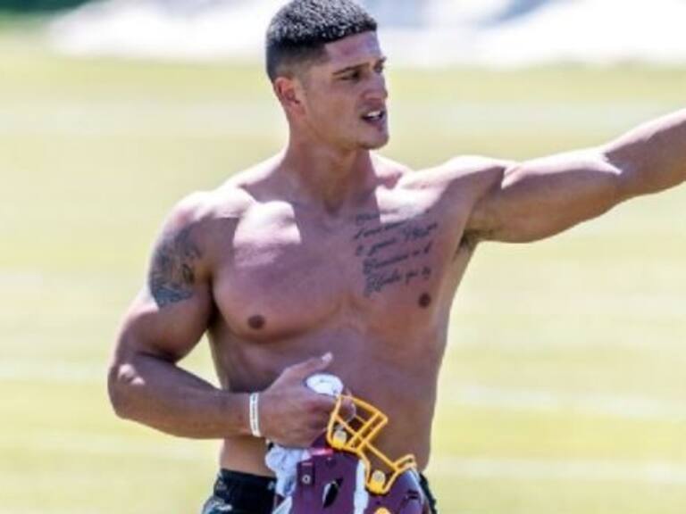 Sammis Reyes quedó entre los 53 deportistas que integrarán el plantel oficial de Washington Football Team