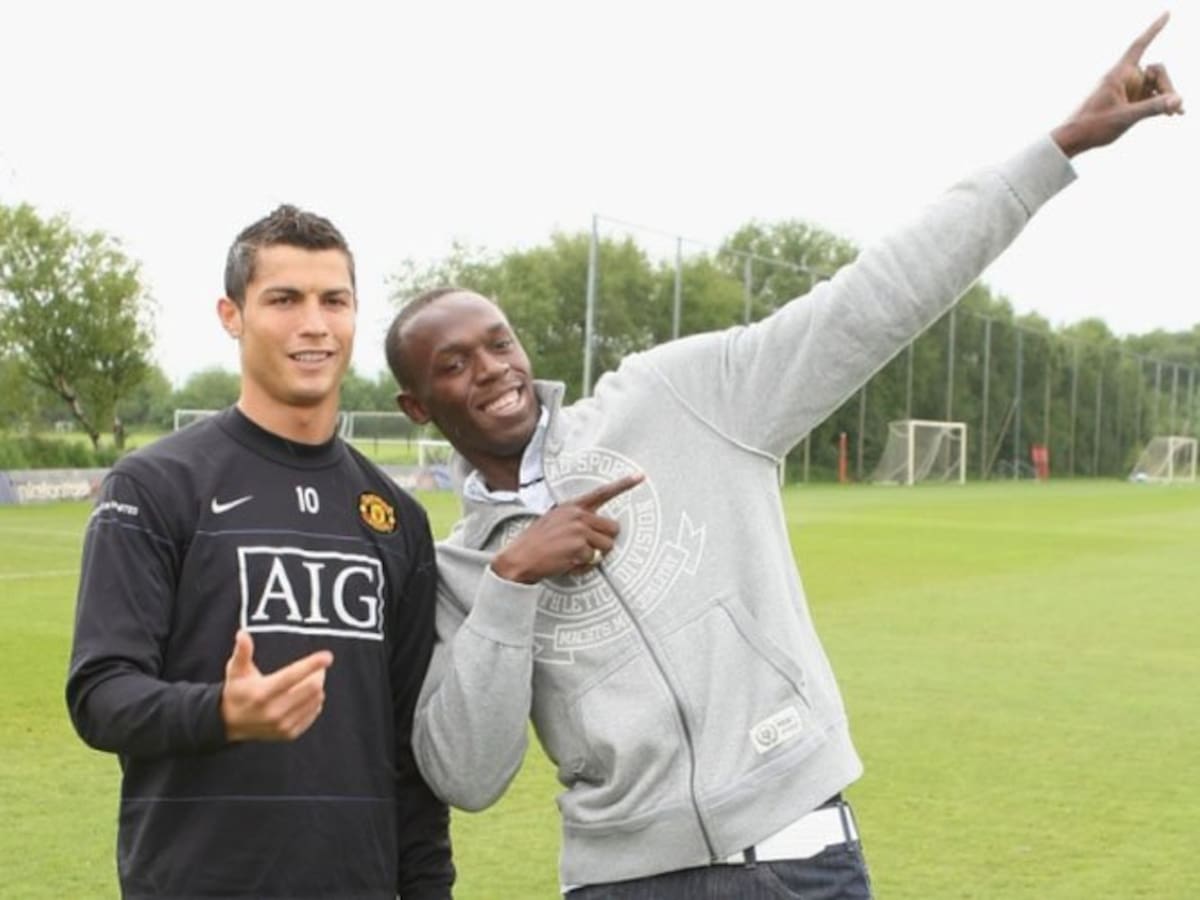 Usain Bolt se desató tras la llegada de Cristiano Ronaldo al Manchester United