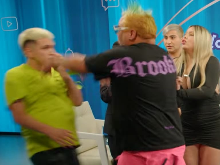 Programa chileno termina entre golpes y garabatos: “Te voy a sacar la con....”