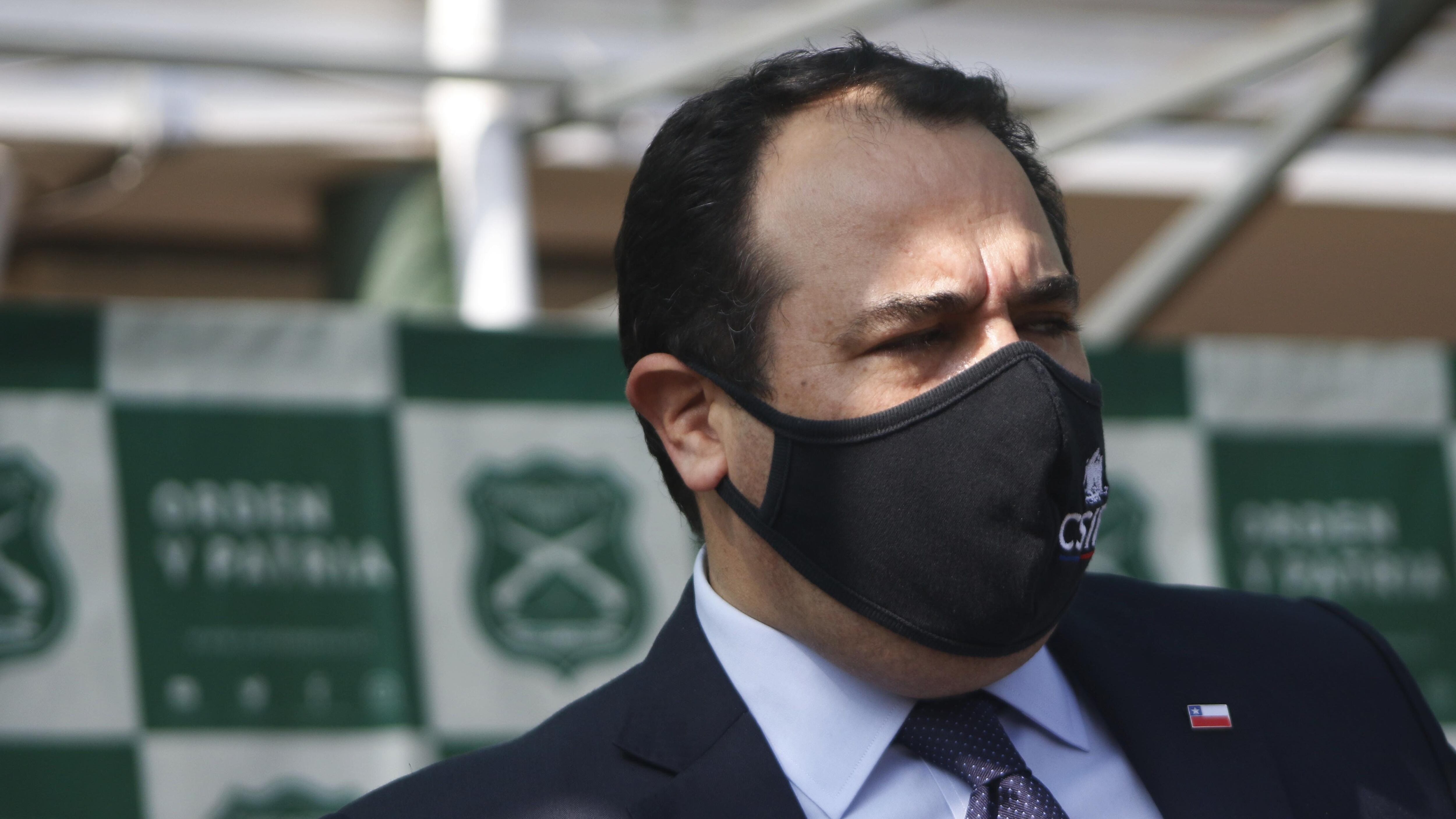 20 de Abril de 2021/SANTIAGOSubsecretario de Interior, Juan Francisco Galli, durante los resultados del trabajo desplegado por Carabineros durante la última semana, relacionados con controles y fiscalizaciones de normas sanitarias
FOTO: MAURICIO MENDEZ/AGENCIAUNO