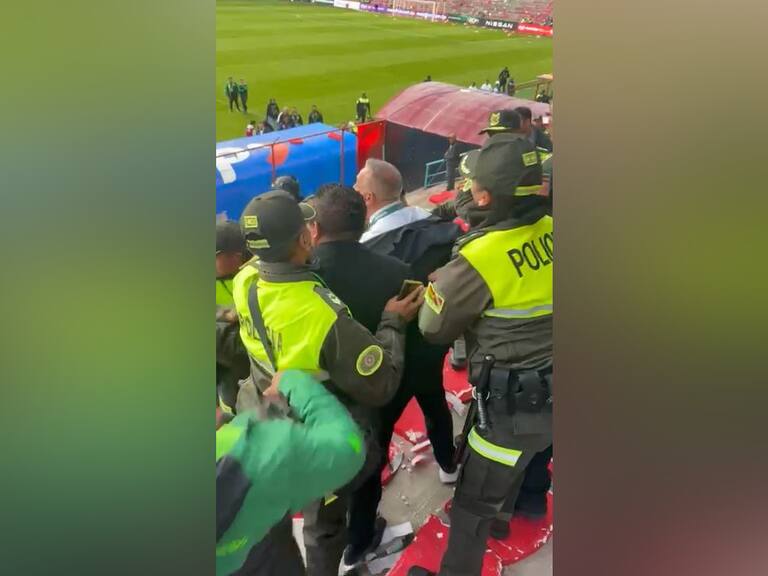 Presidente de la Federación Boliviana de Fútbol se pelea con un hincha tras el empate ante Uruguay