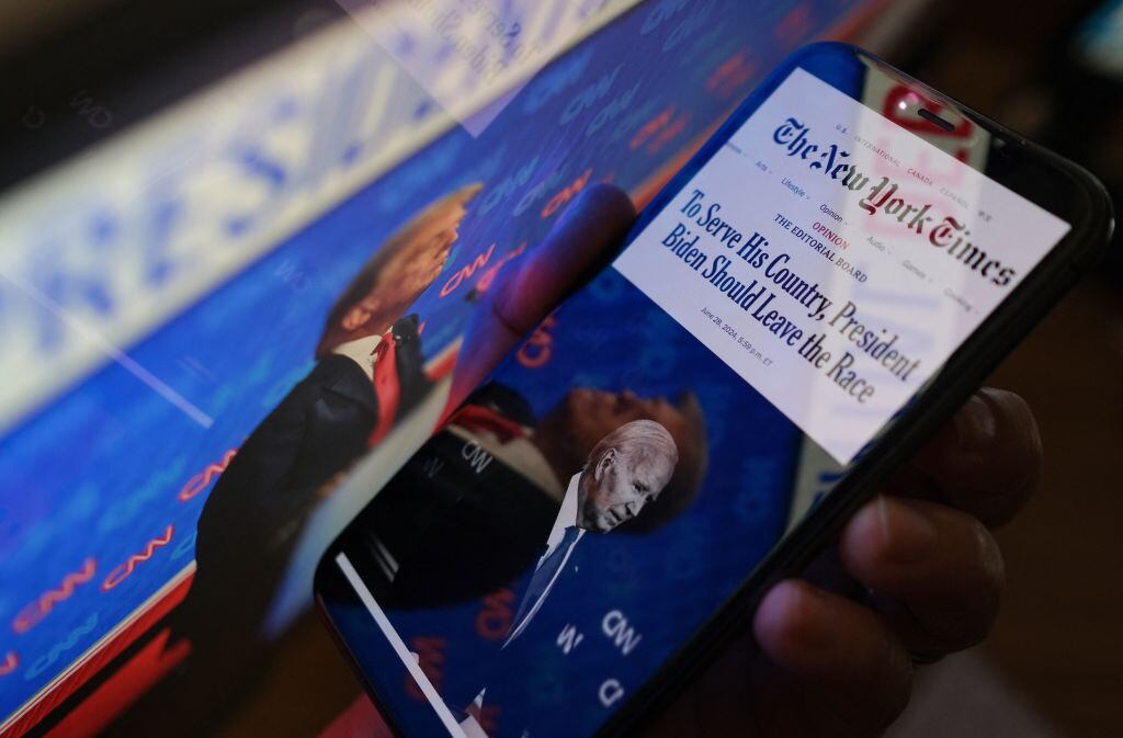 El periódico The New York Times pide al mandatario estadounidense Joe Biden que se retire de la campaña presidencial en EEUU.