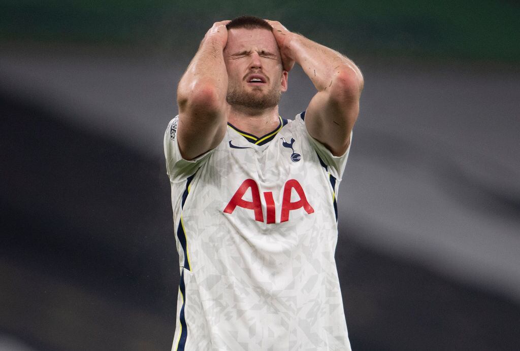 Eric Dier en el juego entre Tottenham Hotspur y Fulham