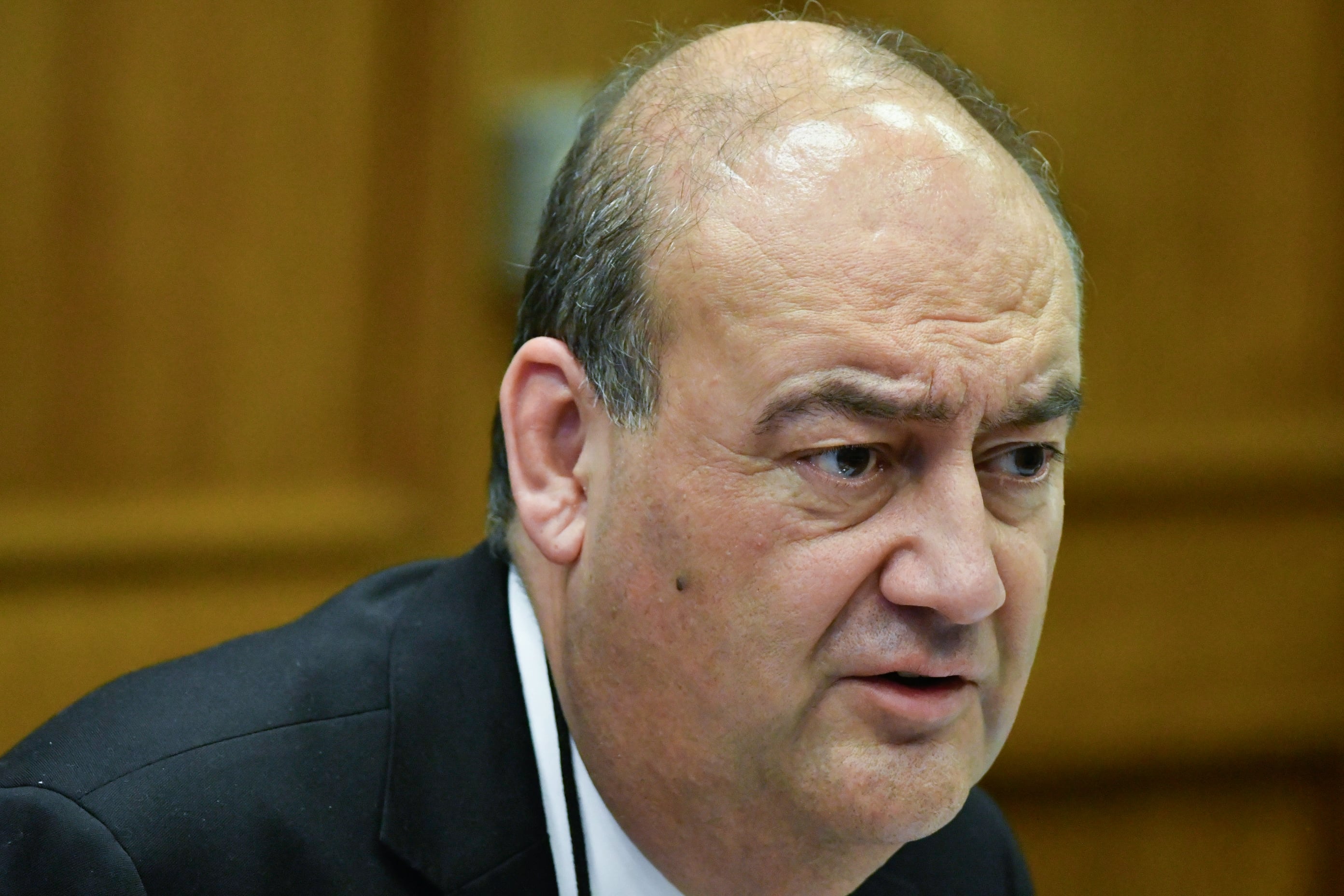 16 DE JUNIO DE 2026/VALPARAISO
El abogado Patricio Zapata durante la comision por acusación constitucional contra el ex ministro de hacienda Nicolas Grau.
FOTO: OSCAR GUERRA/UNO NOTICIAS