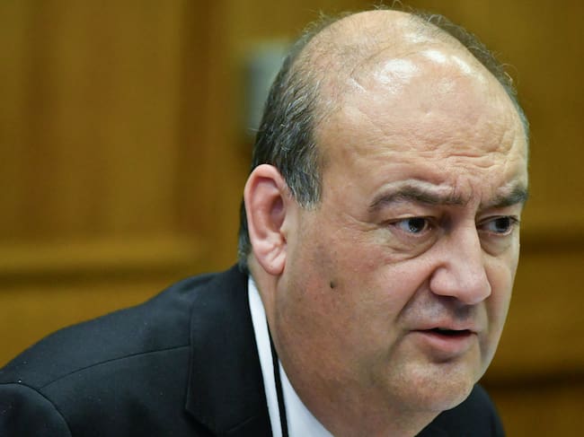 16 DE JUNIO DE 2026/VALPARAISO
El abogado Patricio Zapata durante la comision por acusación constitucional contra el ex ministro de hacienda Nicolas Grau.
FOTO: OSCAR GUERRA/UNO NOTICIAS