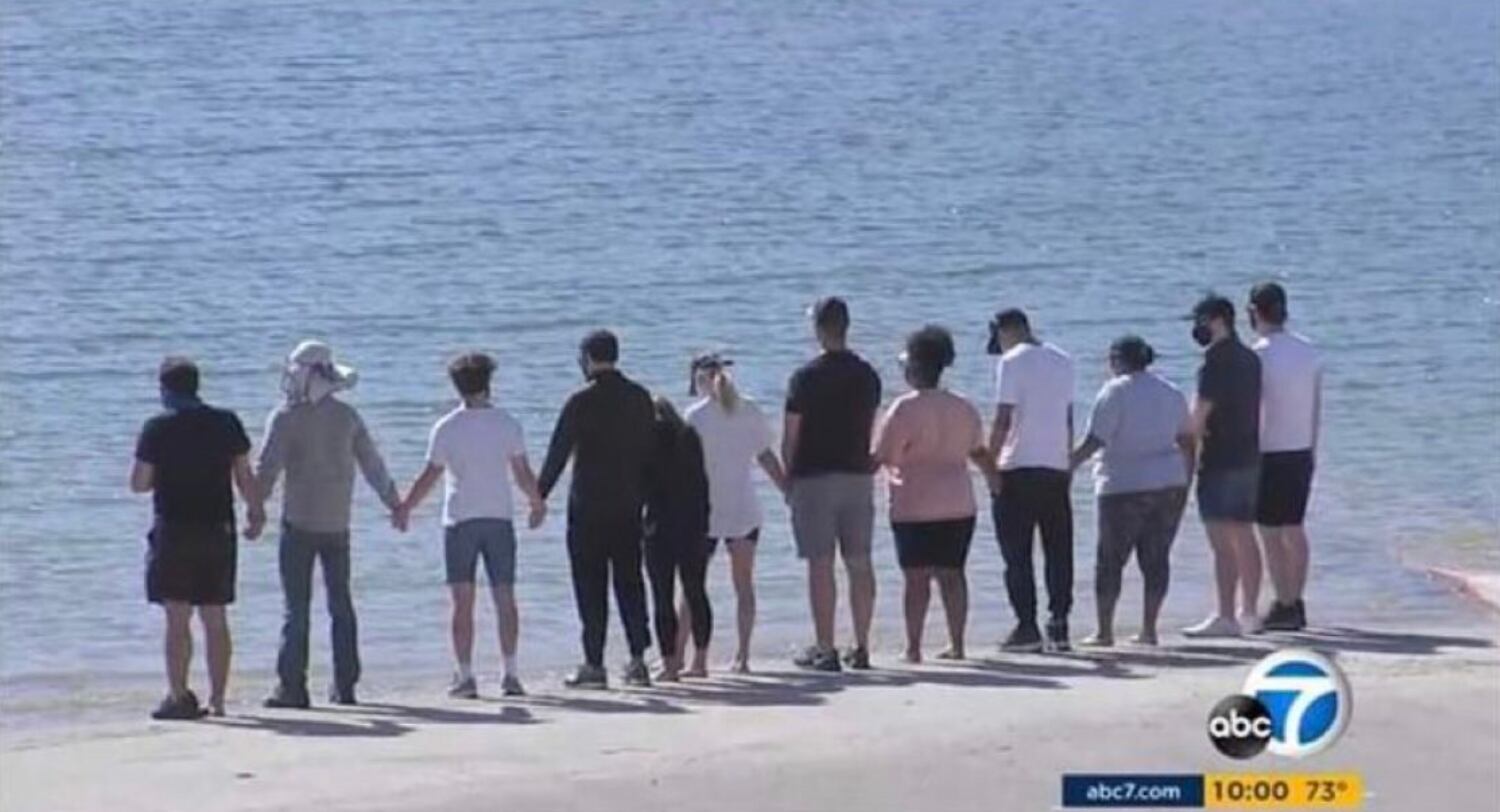 Cast de Glee en el Lago Piru