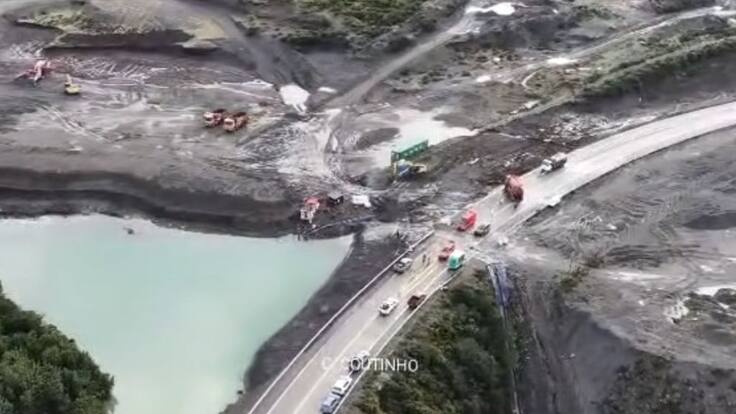 Alerta en el sur de Chile: declaran perímetro de seguridad en Castro por riesgo de colapso en bypass de la Ruta 5