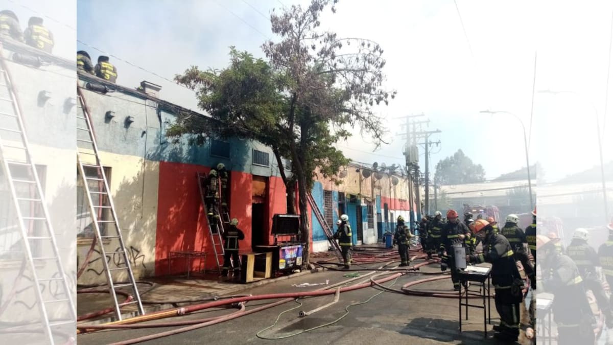 Incendio en Recoleta deja al menos seis casas usadas como cité afectadas: más de 30 personas viven en el lugar