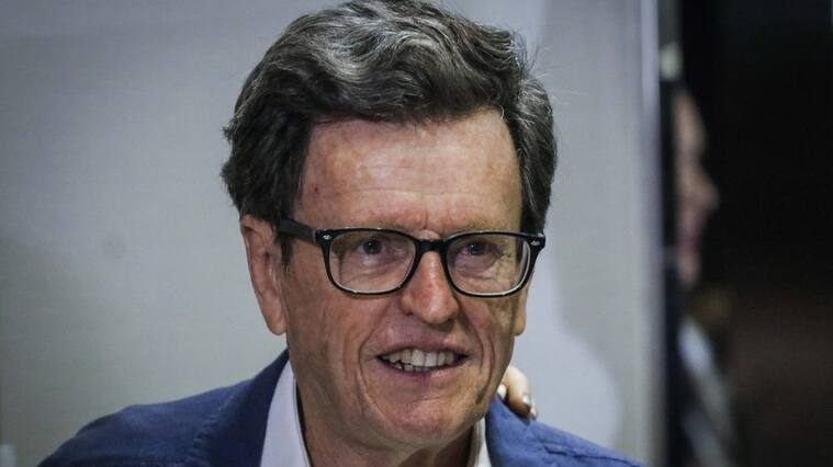 25 de enero del 2020/SANTIAGOCarlos Larrain, llega al Consejo General de Renovacion Nacional, que se realiza en el Hotel W, en la comuna de Las Condes.
FOTO: SEBASTIAN BELTRAN GAETE/AGENCIAUNO