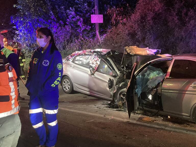 Ocho personas mueren tras choque frontal en ruta que une La Serena con el Valle del Elqui