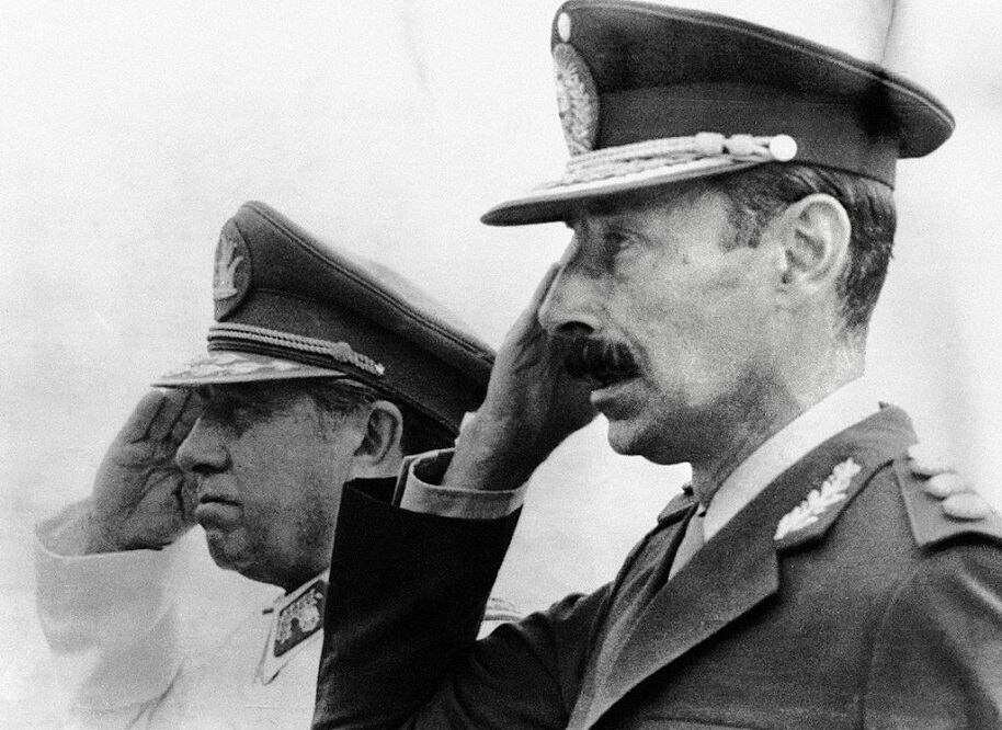 Pinochet y Jorge Videla