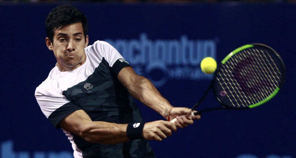 7 de Marzo del 2018/SANTIAGOCristian Garin se enfrenta al Español Tommy Robredo, durante el Challenger Cachantun, disputado en el estadio Manquehue.
FOTO: RODRIGO SAENZ/AGENCIAUNO