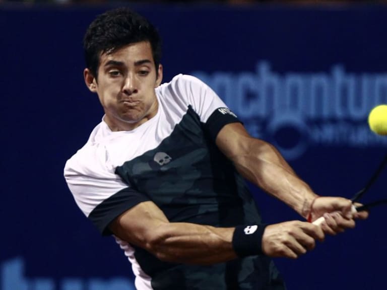 7 de Marzo del 2018/SANTIAGOCristian Garin se enfrenta al Español Tommy Robredo, durante el Challenger Cachantun, disputado en el estadio Manquehue.
FOTO: RODRIGO SAENZ/AGENCIAUNO