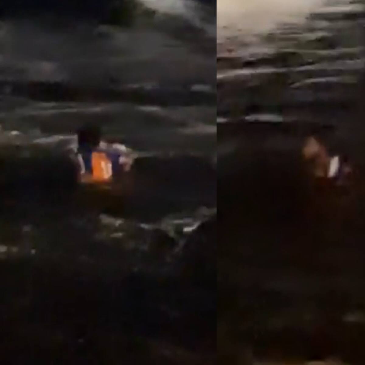 “No nos vamos a ir hasta agarrar a este...” Se viraliza video de delincuente que se tiró al mar para no ser detenido en Antofagasta