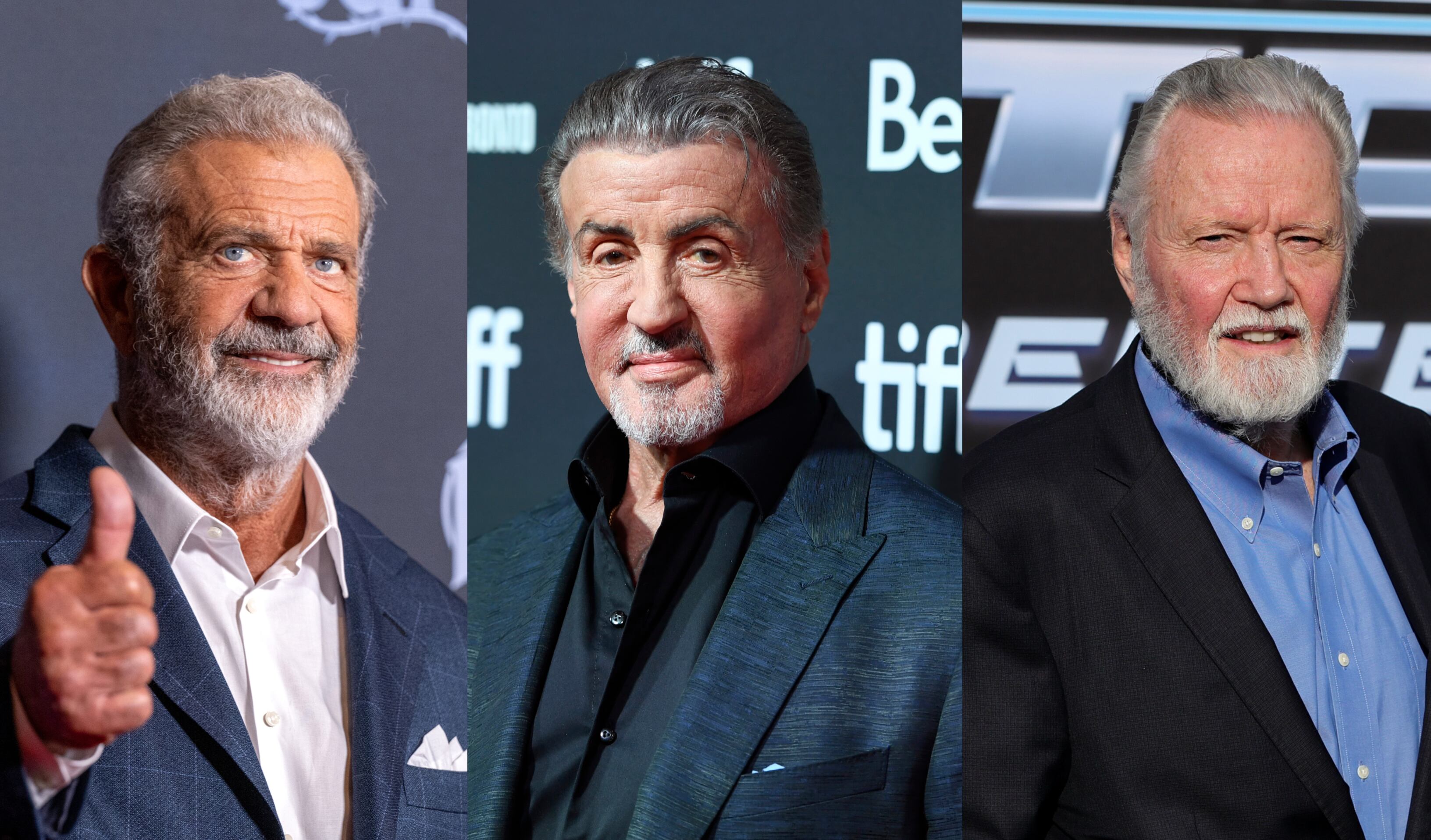Mel Gibson - Sylvester Stallone -  Jon Voight