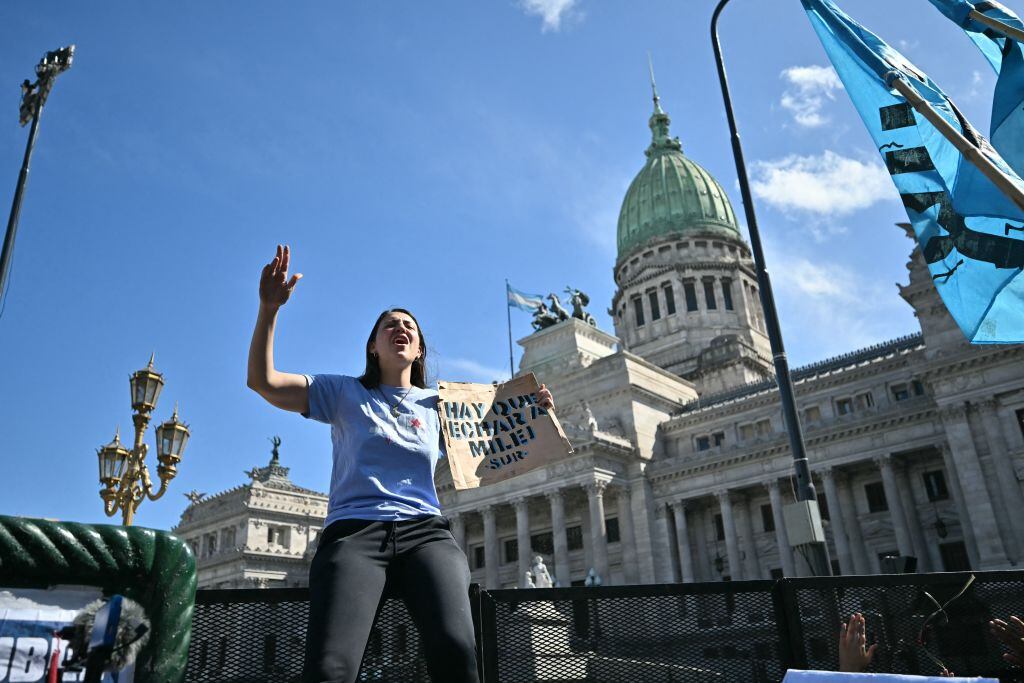 Protesta de estudiantes en Argentina | Getty Images