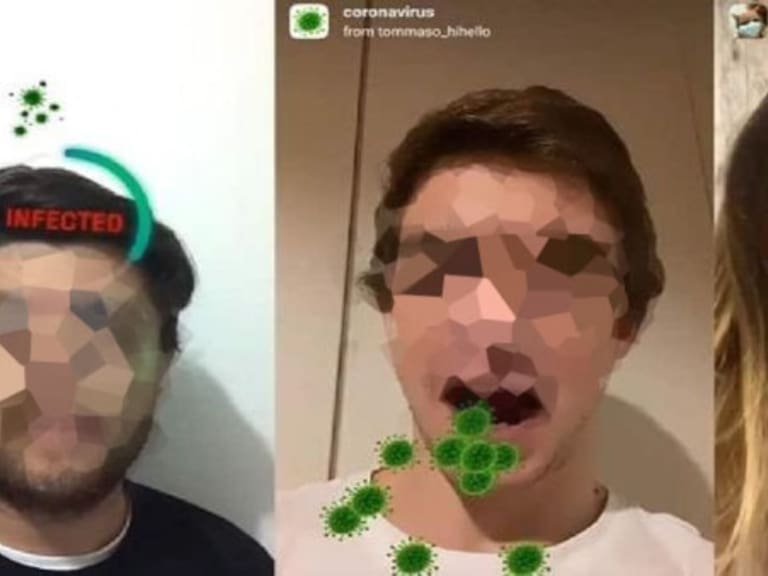 Facebook eliminará de Instagram y todas sus plataformas los filtros relacionados al coronavirus