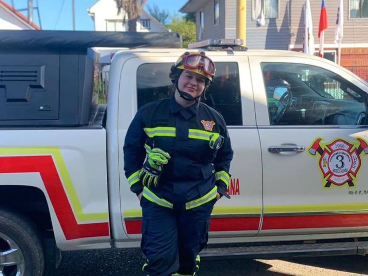 Realizan emotivo homenaje a voluntaria de Bomberos fallecida en La Araucanía