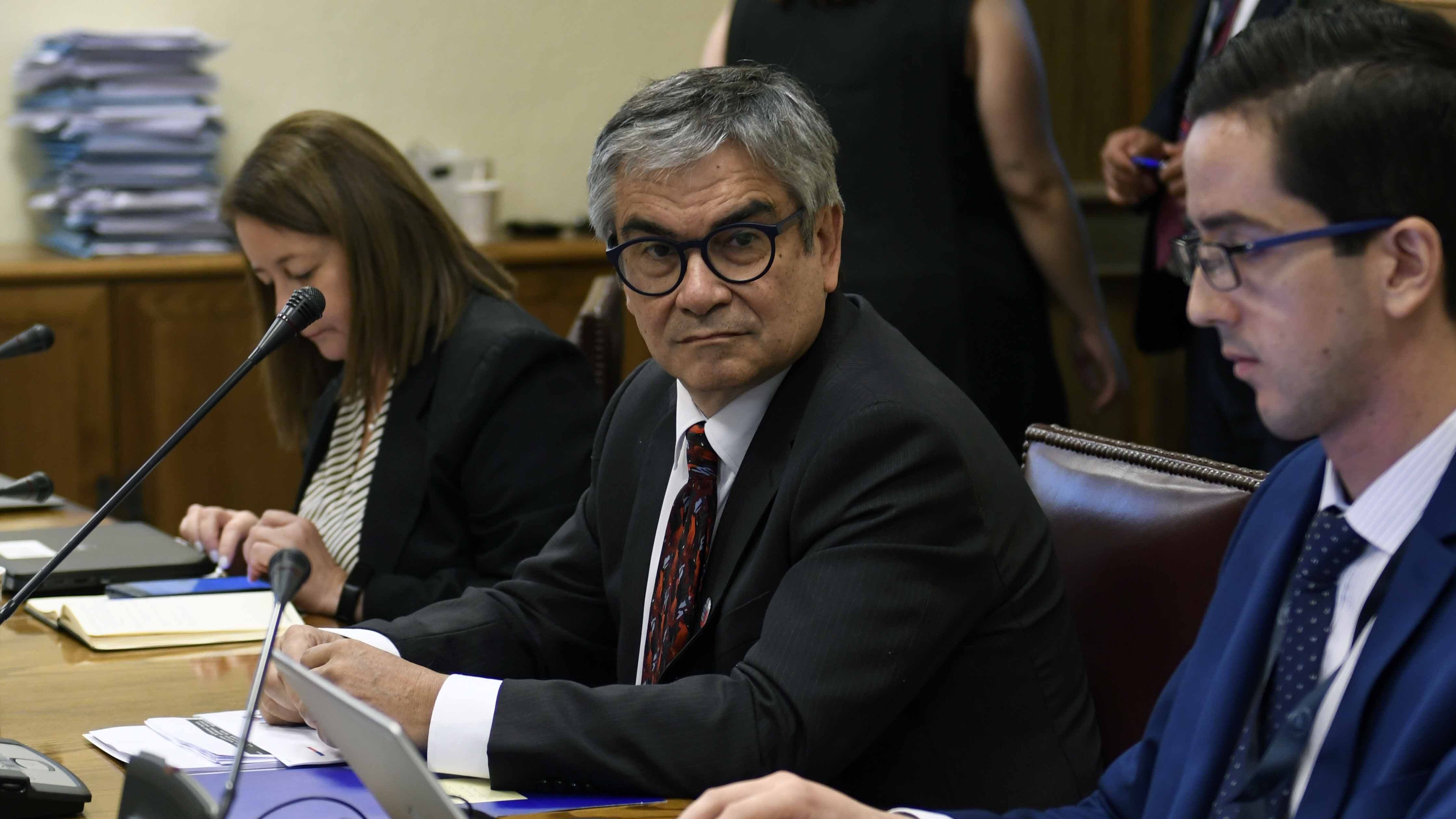 11 de Abril de 2023/ VALPARAISOMinistro de hacienda Mario Marcel en la comisión de hacienda del senado por la reforma tributaria 
FOTO: PABLO OVALLE ISASMENDI/AGENCIAUNO