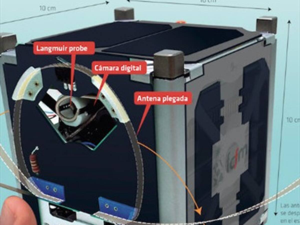Marcos Díaz, responsable de SUCHAI, explicó en qué consisten los nanosatélites en Superciencia