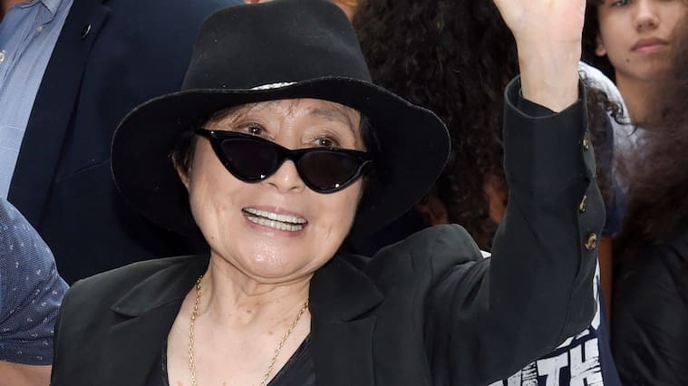 NEW YORK, NY - SEPTEMBER 13: Yoko Ono attends the launch of Come Together NYC by The John Lennon Educational Tour Bus Presented by OWC at City Hall on September 13, 2018 in New York City. (Photo by Kevin Mazur/Getty Images for The John Lennon Educational Tour Bus)