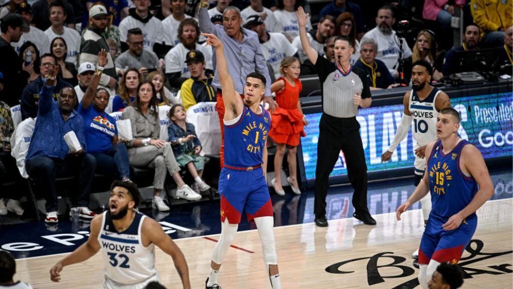NBA playoffs - Nuggets vs Timberwolves - resultado juego 1