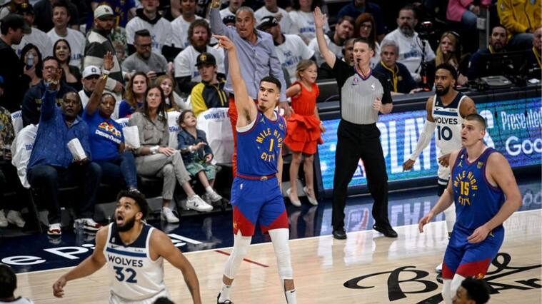 NBA playoffs - Nuggets vs Timberwolves - resultado juego 1