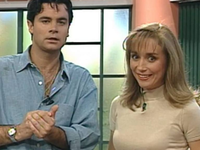 Karen Doggenweiler y Felipe Camiroaga | TVN