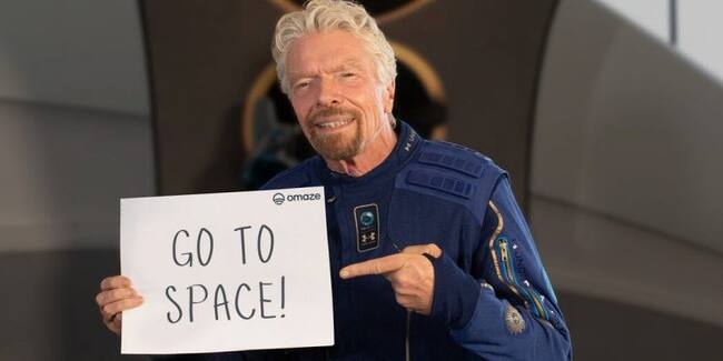 Sorteo de Richard Brason pasajes al espacio
