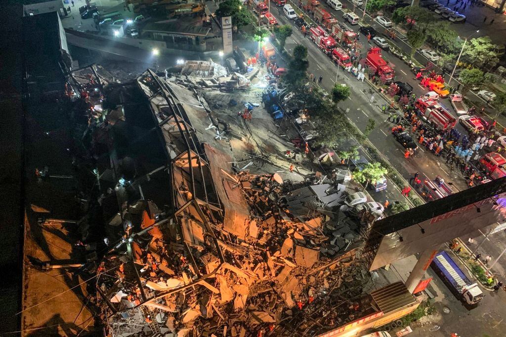 Se derrumbó el Hotel Xinjia en la ciudad de Quanzhou