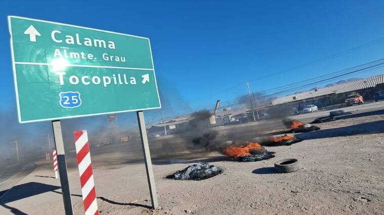 Paro en Calama
