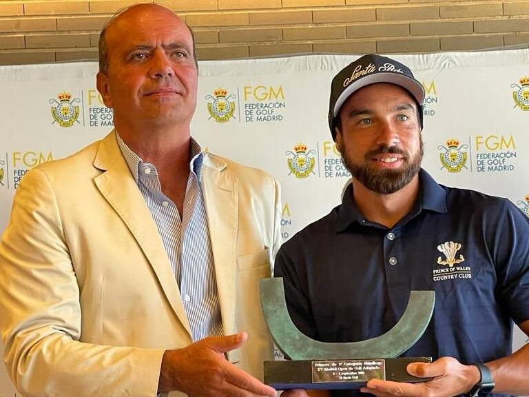 Hernán García, campeón de golf adaptado en España: "Fueron meses de retomar el juego tras perder más de 20 kilos de masa muscular"