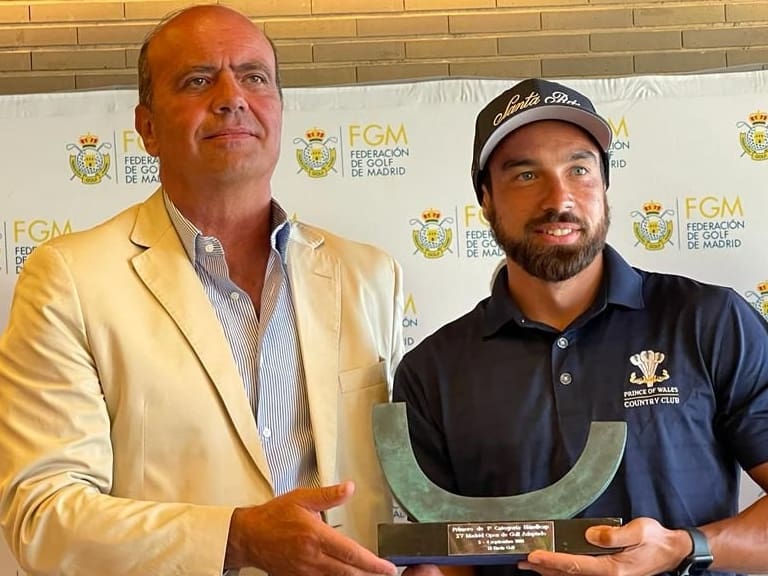 Hernán García, campeón de golf adaptado en España: &quot;Fueron meses de retomar el juego tras perder más de 20 kilos de masa muscular&quot;