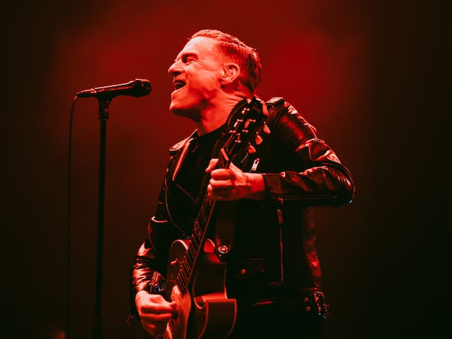 MONTERREY, MEXICO - FEBRUARY 6: Bryan Adams performs during a concert at Arena Monterrey on February 6, 2024 in Monterrey, Mexico. (Photo by Medios y Media/Getty Images)