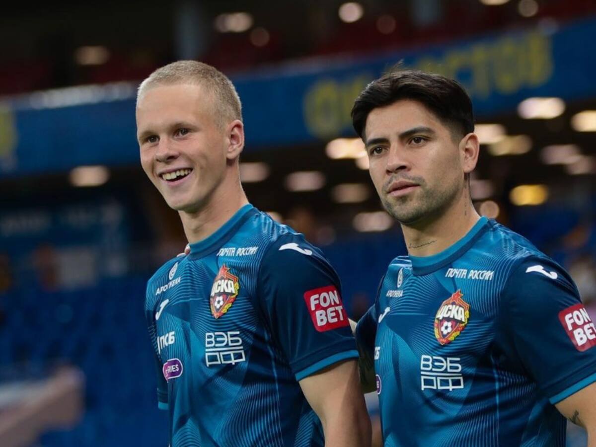 Víctor Dávila protagoniza una asistencia clave en empate del CSKA Moscú por la liga de Rusia