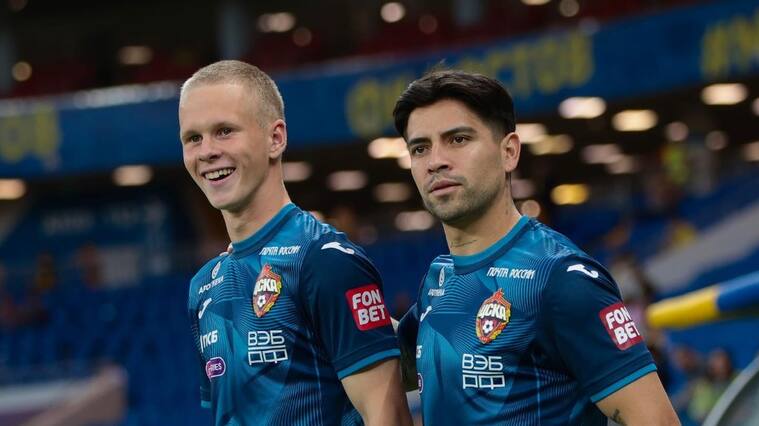Víctor Dávila protagoniza una asistencia clave en empate del CSKA Moscú