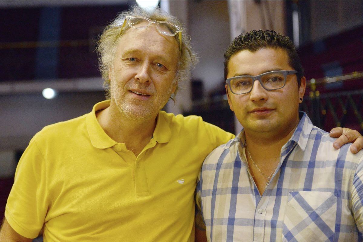 Nicolas Rauss y René Silva