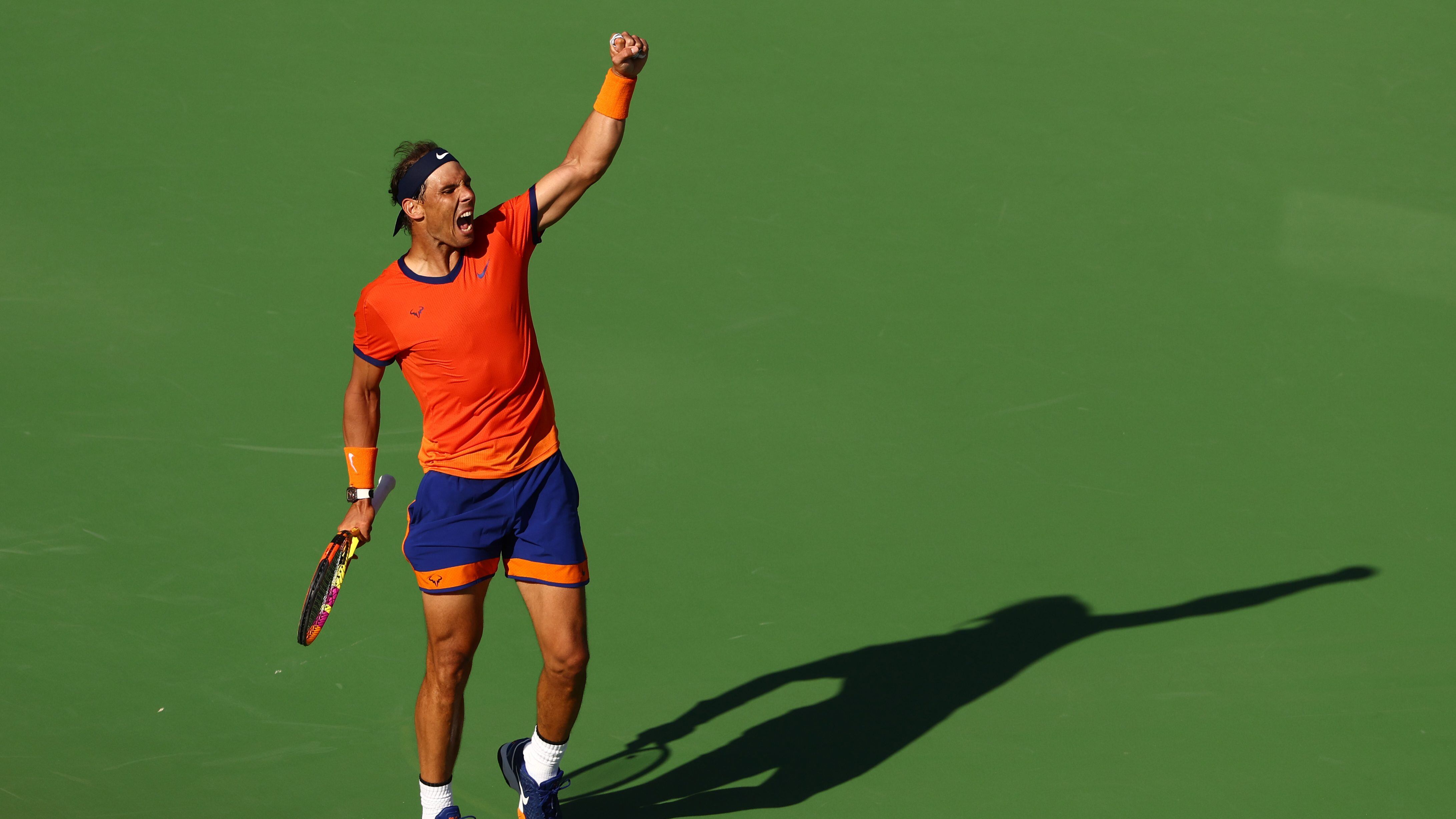 Rafael Nadal se instaló en cuartos de final de Indian Wells