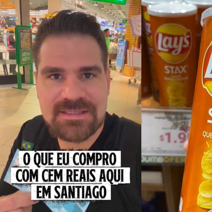 Extranjero en Chile pasó al Jumbo, mostró lo que pudo comprar y provocó esto: “Es demasiado...”